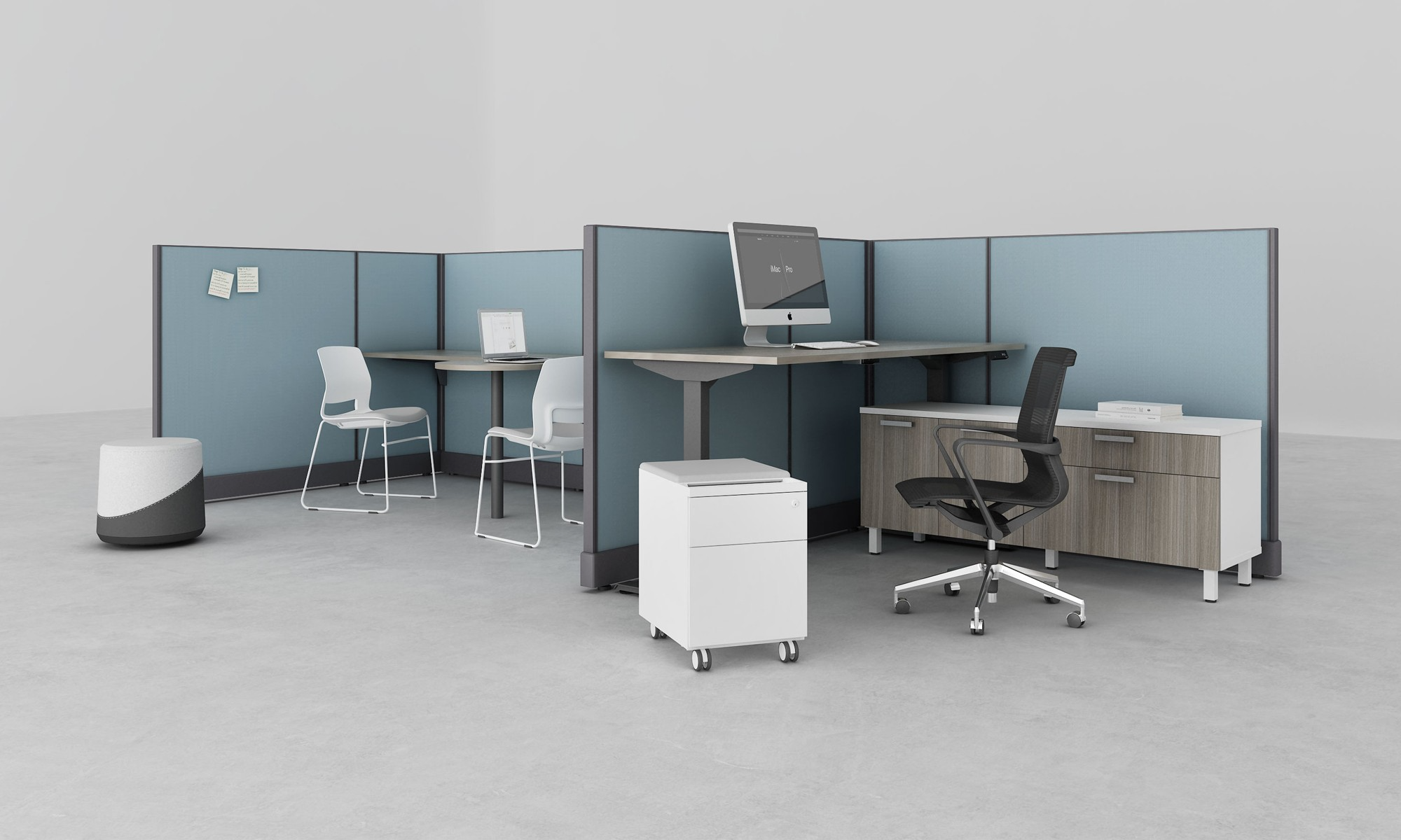 2 Large Office Cubicle